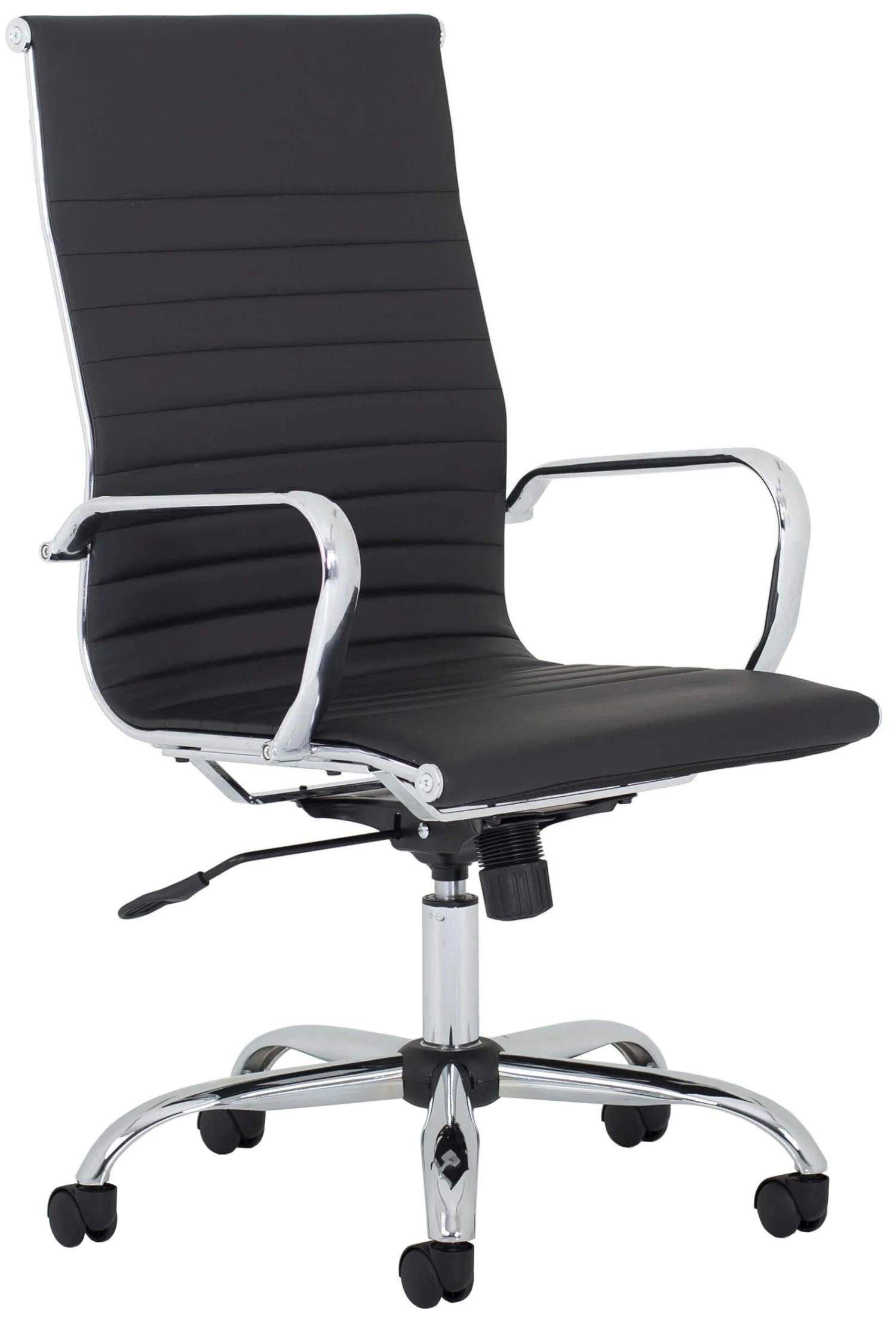 Chase Black Bonded Leather High Back Office Chair 1 Chase Black Bonded Leather High Back Office Chair