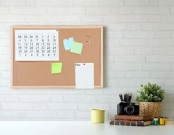 Bi-Office Budget Wood Frame Cork Board