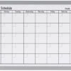 Bi-Office Magnetic Monthly Planner Drywipe Board