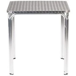 Aluminium Bistro Square Stacking Table