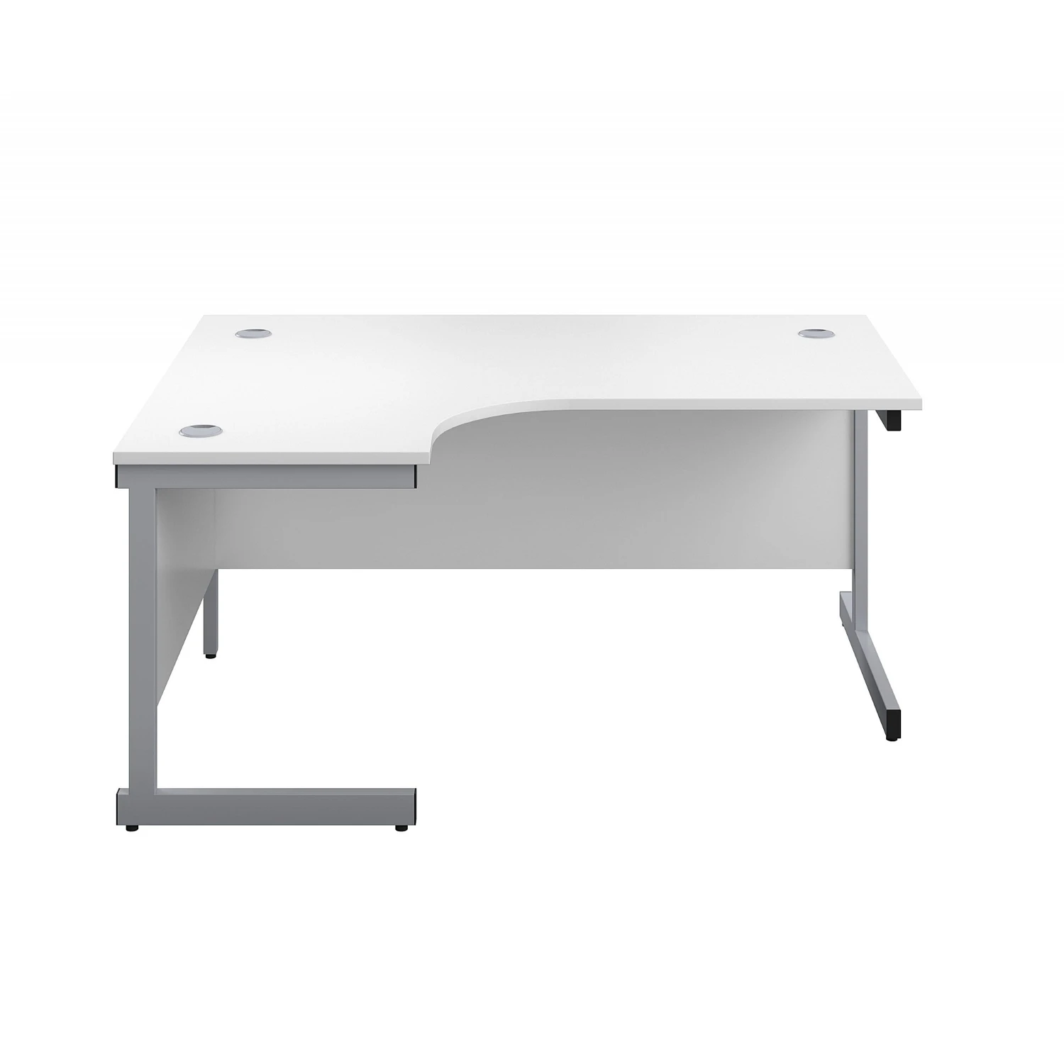 Commerce II White Ergonomic Office Desks 1 Commerce II White Ergonomic Office Desks