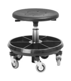 Bott Cubio Low Mobile Work Stool Black Tray